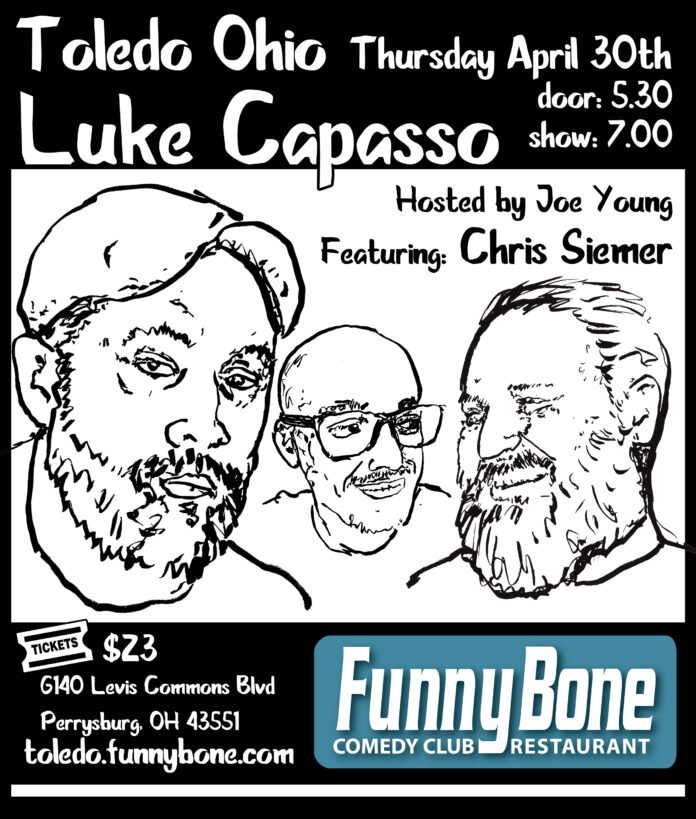 Luke Capasso comedy show poster