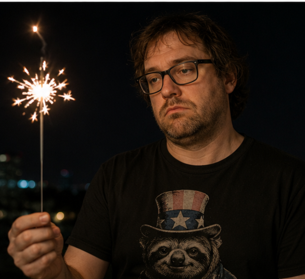 Man underwhelmed with the 4th of July